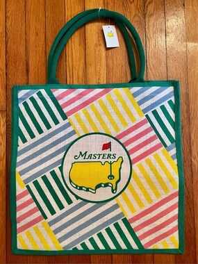 Masters 2026 Jute Tote Bag